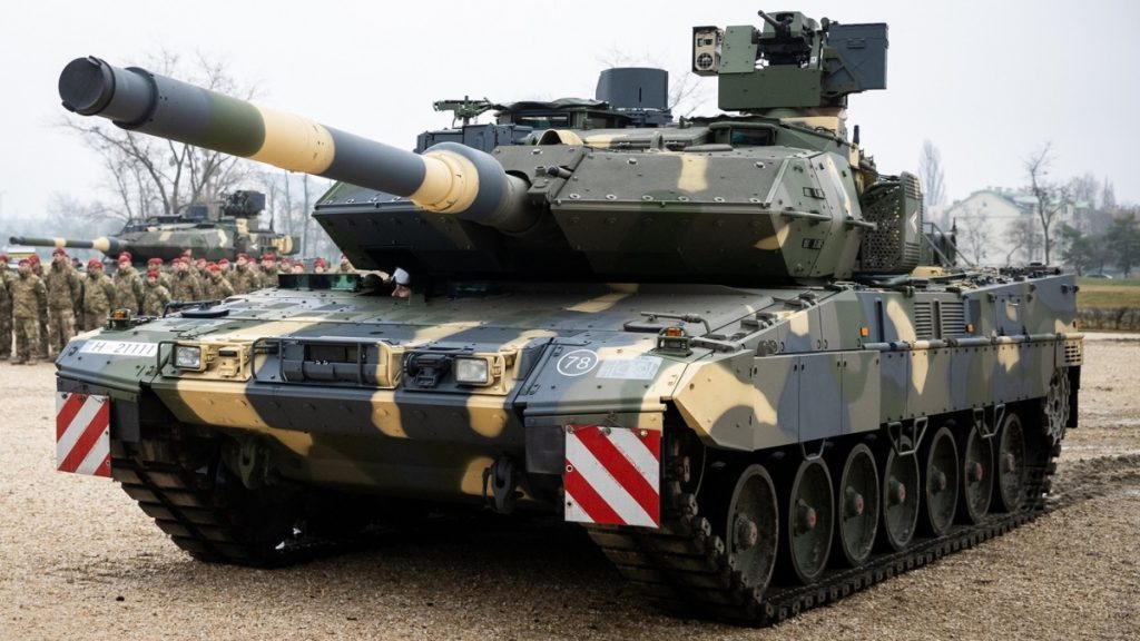 Leopard 2A7HUN z něhož verze 2A8 vychází