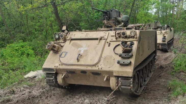 M113 ve výzbroji ukrajinské námořní pěchoty