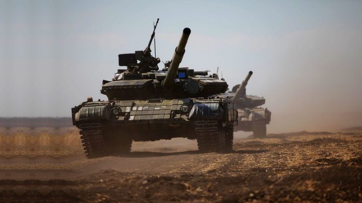 Ruské tanky útočí