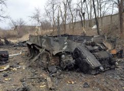 Zničená ruská obrněná technika