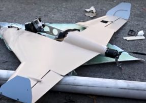 Sestřelený ruský dron KUB-BLA