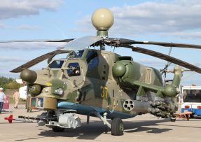 Mi-28N je vyzbrojený kanonem a raketami