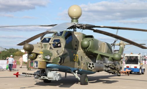 Mi-28N je vyzbrojený kanonem a raketami