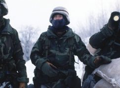 Ruští vojáci v zimě