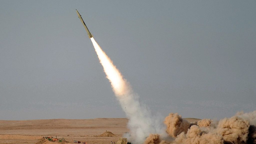 Odpálení rakety Fateh-110