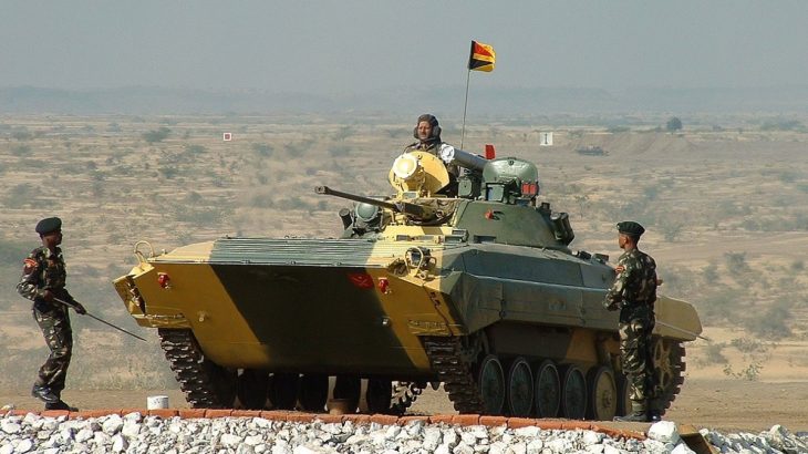 Indické vozidlo BMP-2 Sarath