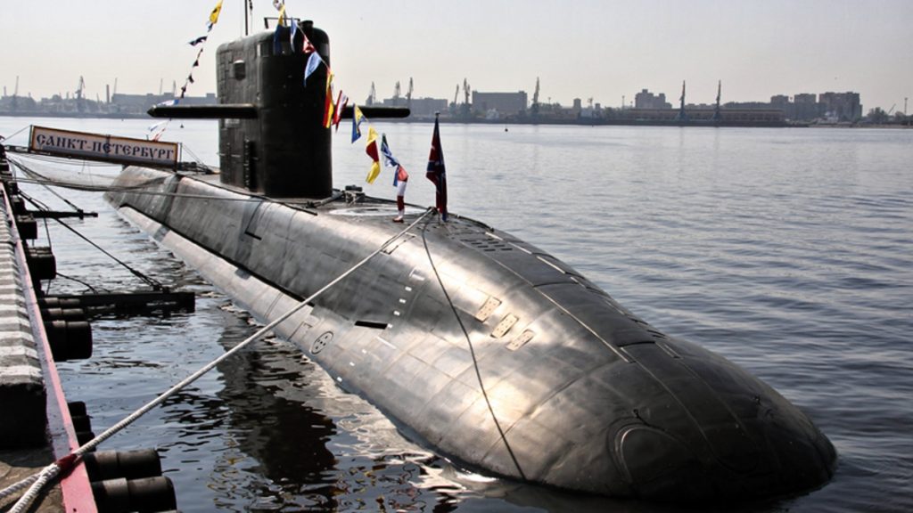 Příď ponorky Sankt Peterburg