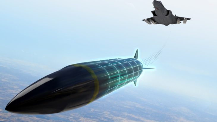 Ilustrace hypersonické střely Mako