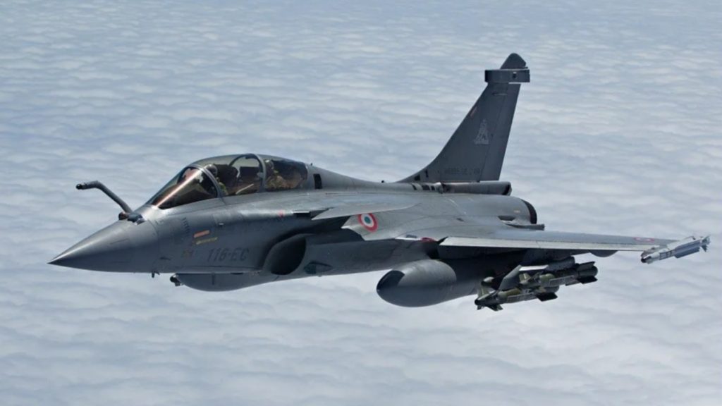 Vyzbrojený Dassault Rafale