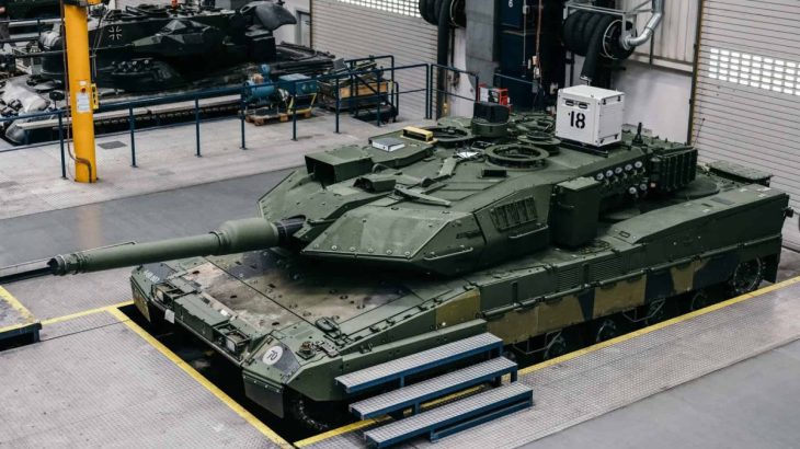 Montáž tanku Leopard 2A7