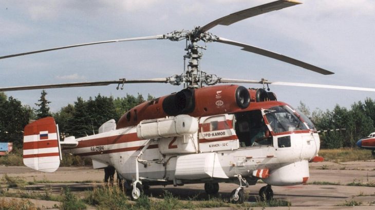 Kamov Ka-32 na letišti