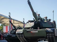 Polské M1 Abrams na přehlídce
