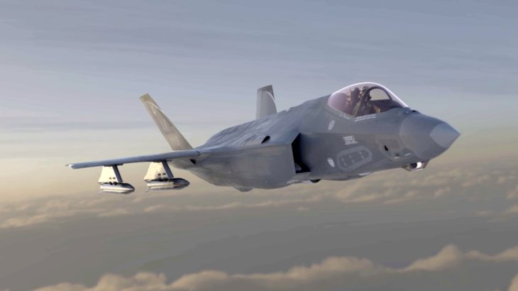 Střely Mako na letounu F-35