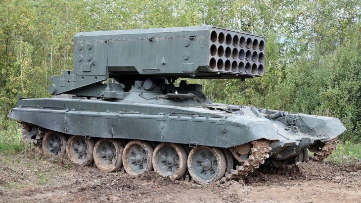 Raketomet TOS-1A Solntsepyok