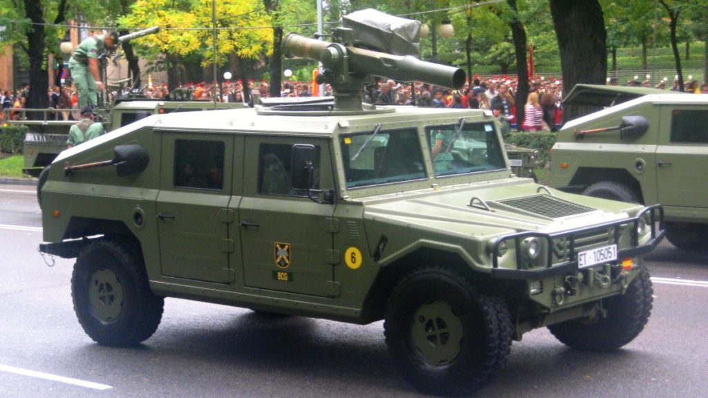 Vozidlo URO VAMTAC s BGM-71 TOW