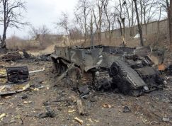 Zničená ruská obrněná technika