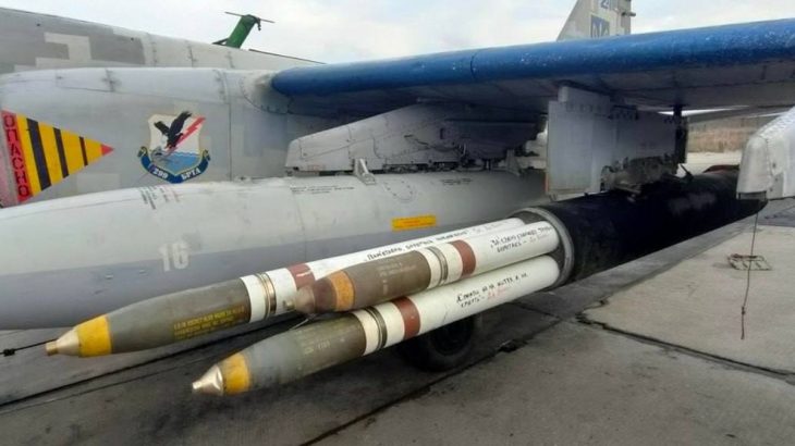 Rakety Zuni na ukrajinském Su-25