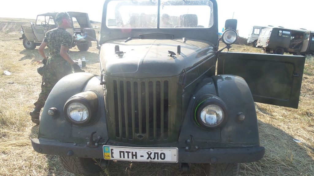 GAZ-69, ukrajinská armáda nedaleko Luhaňska, 2014