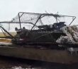 Útoky dronů znehybněný M1A1 Abrams