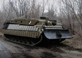 Ukrajinci upravené vozidlo Bergepanzer 2