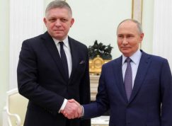 Robert Fico a Vladimir Putin