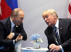 Vladimir Putin a Donald Trump v roce 2017
