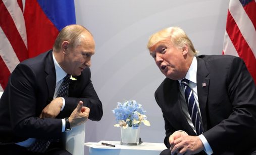 Vladimir Putin a Donald Trump v roce 2017