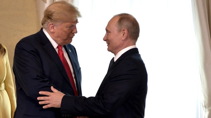 Donald Trump a Vladimir Putin