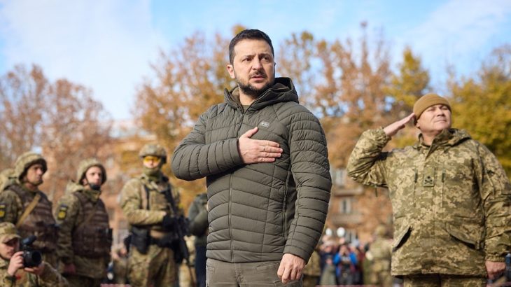 Ukrajinský prezident Volodymyr Zelenskyj