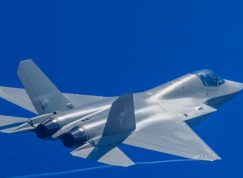Letící čínské letoun J-35A