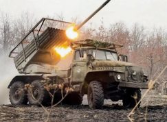 Raketomet BM-21 Grad ruské armády