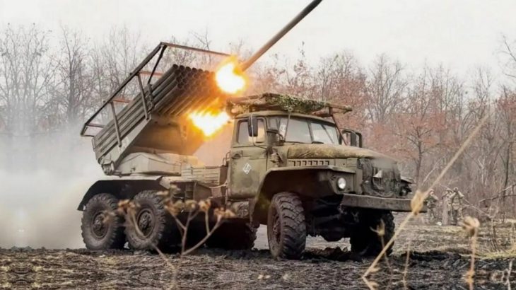 Raketomet BM-21 Grad ruské armády