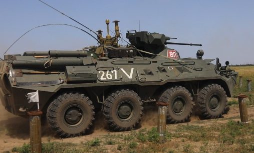 BTR-82A. ruské obrněné vozidlo