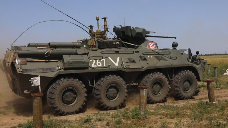 BTR-82A. ruské obrněné vozidlo