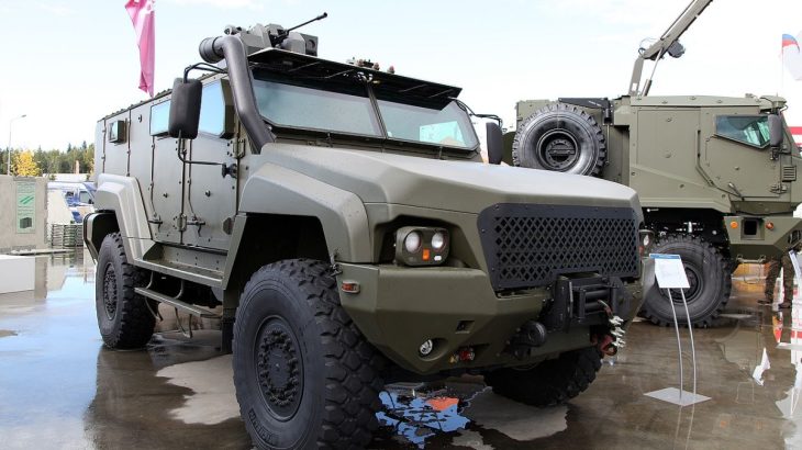 MRAP z ruské rodiny vozidel Typhoon