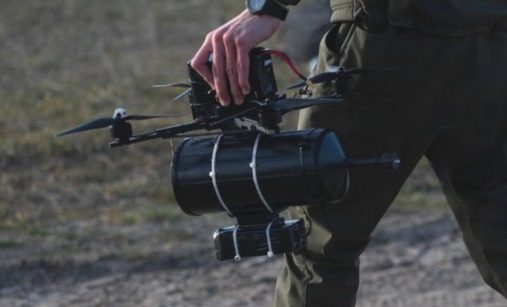 Ukrajinský dron s optickým vláknem
