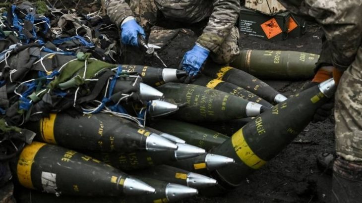 Dělostřelecká munice M107 pro ukrajinské dělostřelectvo