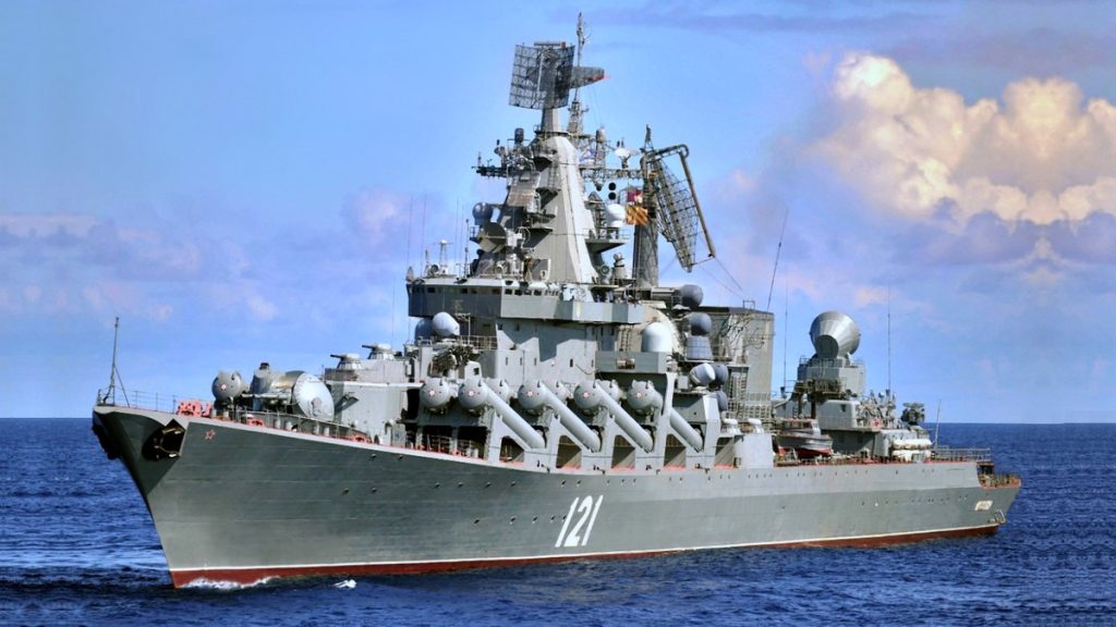 Ruský raketový křižník Moskva