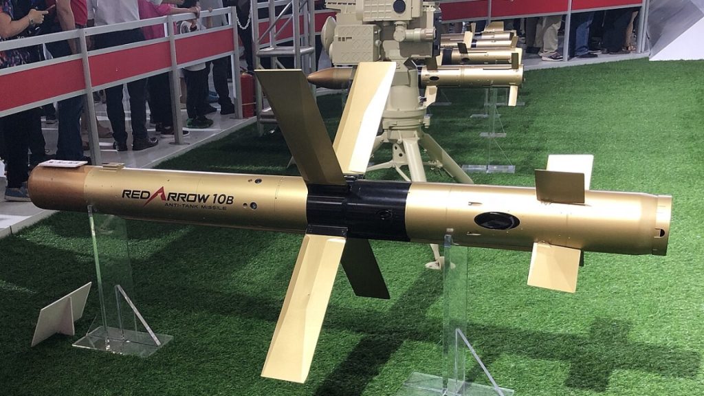 Protitanková střela HJ-10 zvaná Red Arrow 1