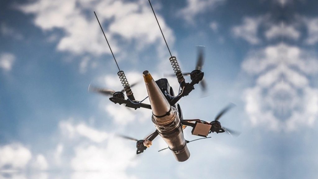 Ukrajinský sebevražedný FPV dron