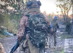 Ukrajinští vojáci u Časiv Jar