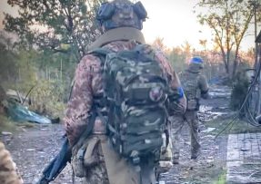 Ukrajinští vojáci u Časiv Jar