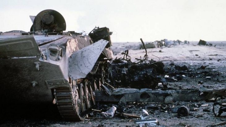 Zničené irácké MT-LB