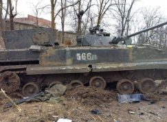 Zničené ruské BMP-3