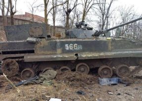 Zničené ruské BMP-3