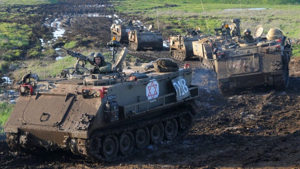 Transportéry M113 izraelské armády