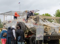 Vystavěné obrněné vozidlo Nakhalyonok z Podněstří