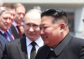Kim Čong-un a Vladimir Putin
