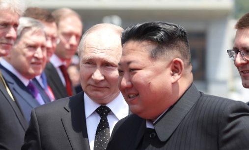 Kim Čong-un a Vladimir Putin