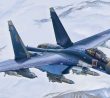 Ruský Su-35S v zimě